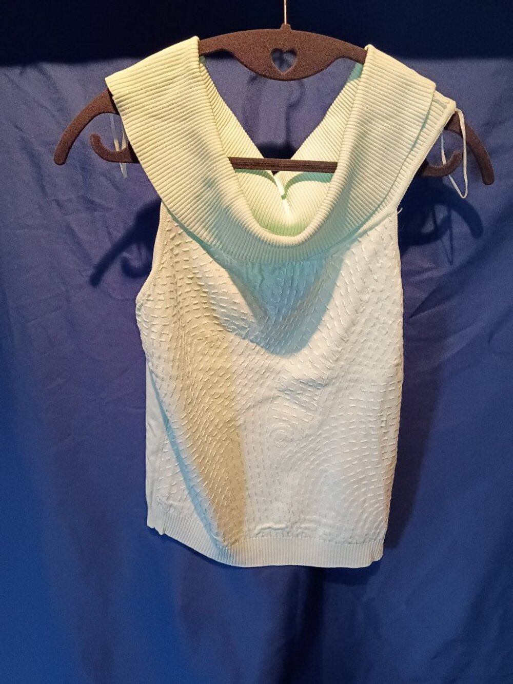 Light Aqua sleeveless top large